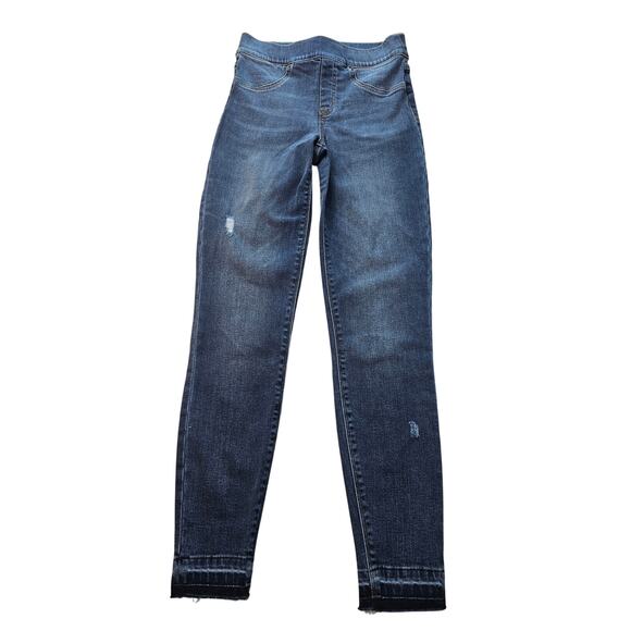 Spanx size small S pull on jegging jeans pants EUC casual stretch ankle pants - Picture 1 of 9